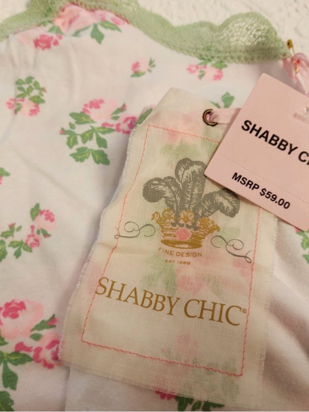 NWT SHABBY CHIC SMALL FLORAL PAJAMA
LOUNGE SET - Picture 4 of 8